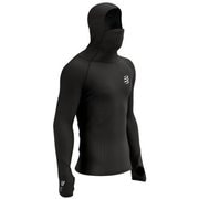3D サーモ ウルトラライト レーシング フーディ 3D Thermo UltraLight Racing Hoodie AU00007B BLACK Sサイズ(胸囲:90-95cm) [コンディショニングウェア シャツ メンズ]