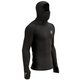 3D サーモ ウルトラライト レーシング フーディ 3D Thermo UltraLight Racing Hoodie AU00007B BLACK Mサイズ(胸囲:96-101cm) [コンディショニングウェア シャツ メンズ]
