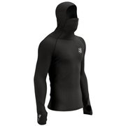 3D サーモ ウルトラライト レーシング フーディ 3D Thermo UltraLight Racing Hoodie AU00007B BLACK Mサイズ(胸囲:96-101cm) [コンディショニングウェア シャツ メンズ]