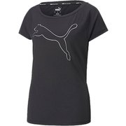 FAVORITE CAT 半袖 Tシャツ 522853 01 PUMA Black Mサイズ [ランニングウェア シャツ レディース]