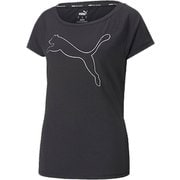 FAVORITE CAT 半袖 Tシャツ 522853 01 PUMA Black Lサイズ [ランニングウェア シャツ レディース]