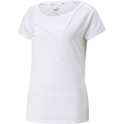 FAVORITE CAT 半袖 Tシャツ 522853 02 PUMA WHITE Mサイズ [ランニングウェア シャツ レディース]