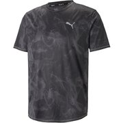 RUN FAVORITE AOP グラフィック 半袖 523623 01 PUMA Black-AOP Mサイズ [ランニングウェア シャツ メンズ]