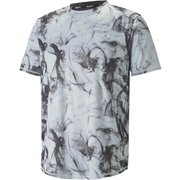 RUN FAVORITE AOP グラフィック 半袖 523623 80 Platinum Gray-AOP Mサイズ [ランニングウェア シャツ メンズ]