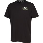 パフォーマンス グラフィック 半袖 Tシャツ 523758 51 PUMA BLK-Q2 Mサイズ [ランニングウェア シャツ メンズ]