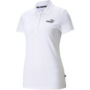 ESS ポロシャツ 588932 02 PUMA WHITE XLサイズ [ランニングウェア シャツ レディース]