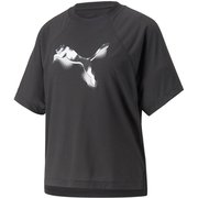 MODERN SPORTS オーバーサイズ 半袖 Tシャツ 675597 01 PUMA Black Lサイズ [トレーニングウェア シャツ レディース]
