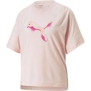 MODERN SPORTS オーバーサイズ 半袖 Tシャツ 675597 66 Rose Dust Mサイズ [トレーニングウェア シャツ レディース]