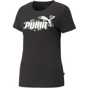 ESS+ アニマル 半袖 Tシャツ 675634 01 PUMA Black Mサイズ [アウトドア カットソー レディース]