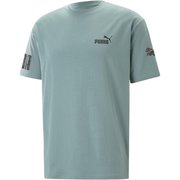 PUMA POWER サマー Tシャツ 675706 84 ADRIATIC Mサイズ [ランニングウェア シャツ メンズ]