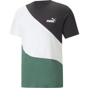 POWER キャット Tシャツ 675736 37 Vine Mサイズ [トレーニングウェア 半袖シャツ メンズ]