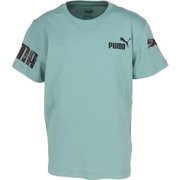 PUMA POWER サマー 半袖 Tシャツ 675796 84 ADRIATIC 140サイズ [アウトドア トップス キッズ]
