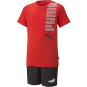 LOGOLAB Tシャツ&ショーツセット 675805 11 For All Time Red 120サイズ [上下2点セット キッズ]