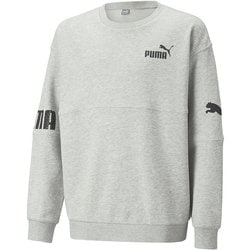 PUMA POWER クルースウェット 675823 04 Light Gray Heather 160サイズ [アウトドア トップス キッズ]