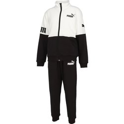 PUMA POWER スウェット トレーニングスーツ 675825 01 PUMA Black 130サイズ [ジャージ 上下セット キッズ]