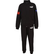 PUMA POWER スウェット トレーニングスーツ 675825 94 PUMA Black-royal sapphire 150サイズ [ジャージ 上下セット キッズ]