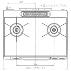 ヨドバシ.com - リンナイ Rinnai RTE65VAGPA-GL/LP [ガステーブル