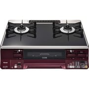 ガステーブル LAKUCIE(ラクシエ) プロパンガス用 右強火力 標準60cm幅 両面焼きグリル パールクリスタルトップ ココットプレート付属 RTE65VARBA-GR/LP