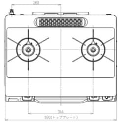 ヨドバシ.com - リンナイ Rinnai KG66VTAWL/13A [ガステーブル LAKUCIE 