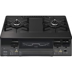 ガステーブル LAKUCIE fine（ラクシエ ファイン） 都市ガス用 左強火力 標準60cm幅 両面焼きグリル クリスタルコートトップ ココットプレート付属 KG66VAGL/13A