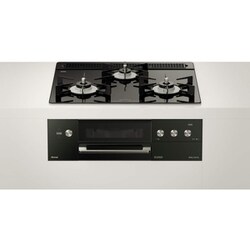 ビルトインガスコンロ DELICIA（デリシア） 幅60cm プロパンガスLPG ガラストップ ココットプレート付属 RHS31W30E11RABW/LP