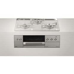 ビルトインガスコンロ DELICIA（デリシア） 幅60cm プロパンガスLPG ガラストップ ココットプレート付属 RHS31W30E14RASTW/LP
