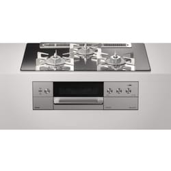 ビルトインガスコンロ DELICIA（デリシア） 幅75cm プロパンガスLPG ガラストップ ココットプレート付属 RHS71W30E13RASTW/LP