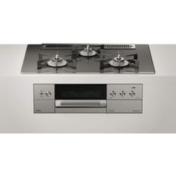 ビルトインガスコンロ DELICIA（デリシア） 幅75cm 都市ガス12・13A ガラストップ ココットプレート付属 RHS71W30E15RASTW/13A