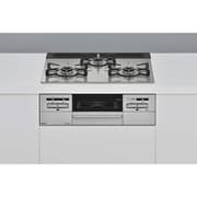 ビルトインガスコンロ Mytone(マイトーン) レンジフード連動タイプ 幅60cm 都市ガス12・13A ガラストップ(シルキーシルバー) 前面パネル(シルバー) ココットプレート付属 RHS31W35T2DGAVW/13A