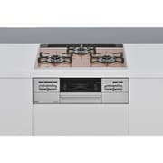 ビルトインガスコンロ Mytone(マイトーン) 幅60cm プロパンガスLPG パールクリスタル(サクラグレージュ) 前面パネル(シルバー) ココットプレート付属 RS31W35P43DGAVW/LP