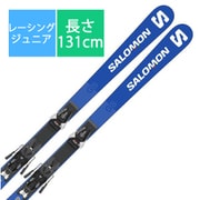 スキー板「SALOMON S/RACE FIS JR GS L47057100 131cm」+ビンディング「SALOMON L7 GW L41131100」セット [24-25 Newモデル ジュニアレーシング]