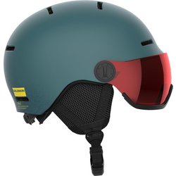 ORKA VISOR L47300800 North Atlantic(Flash Red) KMサイズ(53-56cm) [スキー スノーボード ヘルメット ジュニア]