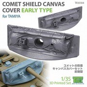 TR35104 1/35 WWII イギリス コメット巡航戦車用 前期型防盾セット キャンバスカバー付き （タミヤ用） [プラモデル用パーツ]