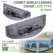 TR35105 1/35 WWII イギリス コメット巡航戦車用 後期型防盾セット キャンバスカバー付き （タミヤ用） [プラモデル用パーツ]