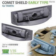 TR35106 1/35 WWII イギリス コメット巡航戦車用 前期型防盾セット キャンバスカバーなし （タミヤ用） [プラモデル用パーツ]