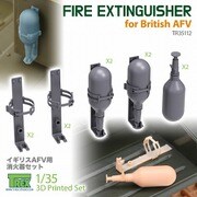 TR35112 1/35 WWII イギリス戦車用 消火器セット [プラモデル用パーツ]