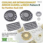 TR35124 1/35 WWII ドイツ パンサー戦車 D/A型用 ラジエーター吸排気口グリルセット パターンB [プラモデル用パーツ]