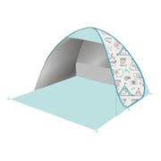 すみっコぐらし メッシュ付きポップアップテント ライトブルー