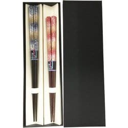 食洗機対応 塗箸螺鈿 春霞 2膳セット