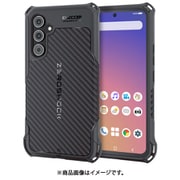Galaxy A54 5G(SC-53D/SCG21) ケース ハイブリッド カバー 滑りにくいグリップテクスチャー 衝撃吸収 カメラレンズ保護設計 ストラップホール付 ZEROSHOCK ブラック PMWG233ZEROGBK