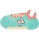 US-215-232 [new balance（ニューバランス）NEW NBソックスS （23-25cm） ミント]