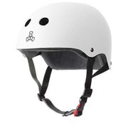 アクティブスポーツ用ヘルメット L/XL triple eight トリプルエイト T818TC THE CERTIFIED SWEATSAVER WHITE RUBBER L/XL