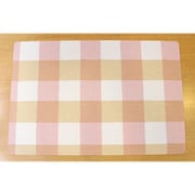 抗ウイルス(SIAA取得) 抗菌(SIAA取得) 防水 ランチョンマット チェック柄 ピンク VPM-チェック ピンク 29cm×44cm
