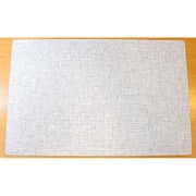 VLM-ムジ グレー 33cm×50cm [抗ウイルス（SIAA取得） 抗菌（SIAA取得） 防水 ランチョンマット 大判タイプ 無地 グレー]