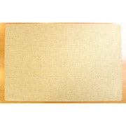 VLM-ムジ イエロー 33cm×50cm [抗ウイルス（SIAA取得） 抗菌（SIAA取得） 防水 ランチョンマット 大判タイプ 無地 イエロー]