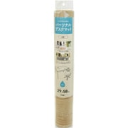 パーソナルデスクマット 防水 パーソナルスペース確保にオススメ 丸めて持ち運べる 木目調 PDM-2958 木目 ベージュ 29cm×58cm