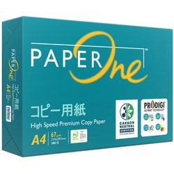PaperOne（ペーパーワン） コピー用紙 高白色 A4 500枚 紙厚0.09mm 大量印刷向き PEFC認証