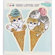 限定 ダイカットミニレターセット mofusand アイス S8906173