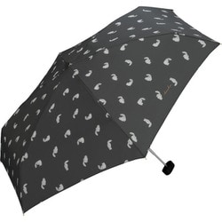 折りたたみ傘 晴雨兼用 キャッツ ミニ 50cm 手開き式 紫外線防止効果 チャコール 7409-171-002