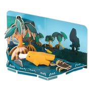 知育玩具 HALF TOYS(ハーフトイズ) 動物フィギュア ジオラマセット PLATYPUS(カモノハシ)